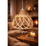 Lampega Rattan Bambu Hasır Avize - 0