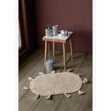 Lampetie | Elora Tekli Banyo Paspası 40x60 Kahverengi