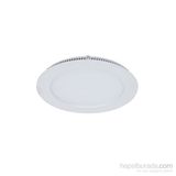 LAMPTIME Armatür Panel Led Downlıght İnce 6W 6500K Beyaz 260622 (107-120) - 6500K - Beyaz