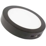 Lamptime Slim Downlight 16W 6500K Siyah Gövde Yuvarlak Aydınlatma