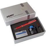 Lamy 16DS Kırmızı Safari Dolmakalem Seti