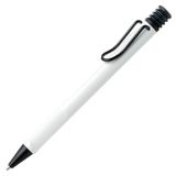 Lamy Safari 219BS Siyah Renk Klips Beyaz Tükenmez Kalem