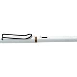 Lamy Safari Dolma Kalem Siyah Renk Klips M Uc Beyaz - Altın - Sarı