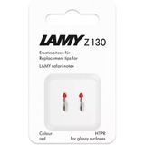 Lamy Safari Note+ Yedek Uç Kırmızı (2 Adet) – Değiştirilebilir Lamy Z130 Uç - Stylus Kalem Uçları Ap