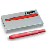 Lamy T10 5'li Kutu Kırmızı Mürekkep Kartuşu