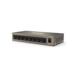 Lan Switch 8 Port Gigabit Ağ Anahtarı Ethernet Dağıtıcı (Tak ve Çalıştır Ethernet Anahtarı, Yönetilmez, Fansız, Metal Gövde) (TEG1008M)
