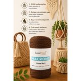 Lanaprime Makrome örgü ipi (1,4mm) 230mt. Çanta Ipi 200 gr polypropilen Renk No:15