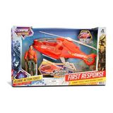 Lanard Toys The Corps Figür ve Kurtarma Aracı - Kırmızı Helikopter