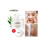LANBENA MASKE Lanbena Siyah Nokta Bandı & Siyah Nokta Maskesi Nose Plants + 40 Adet Burun Bandı