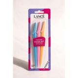 Lance LANCÉ Professional 3'lü Kaş Usturası - Dermaplaning Yüz ve Kaş Şekillendirme Razor Seti