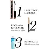 Lancome Lash Idôle Maskara ve Bi-Facil 30ml Makyaj Seti Tüm Cilt Tipleri için Uzun Süre Kalıcı - Siyah