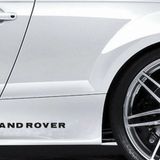 Land Rover Yapıştırma Marşpiyel Yazısı Sticker 2 Adet