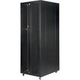 Lande 42U 800x1000 Siyah Tekerlekli Rack Kabin