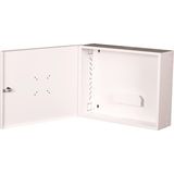 LANDE DVRboxE 19" Duvar Tipi Güvenlik Kabini – Kilitli Metal Network Kabinet, Modem & DVR/NVR Kayıt Cihazı Dolabı, Mini Rack Server Kabini, 550x152x435 mm