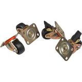 Lande LN-ZMN-TKR-5525-XX 4 Lü 2 Si Frenli Tekerlek