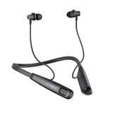 LANDIBO 100 Saat Çalma Süresine Sahip Kablosuz Su Geçirmez Spor Kulaklığı, Mikrofonlu Bluetooth Kulaklık, Kulak Gürültüsünü Azaltma, Spor Salonu Koşu ve Egzersiz için Kullanılır (Y10)