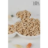 LANDOFACCESSORY 1.Kalite Doğal Ahşap Boncuk - Ham Boncuk - Tahta Boncuk - 25 gr -8 mm 100 Adet Yassı Ahsap