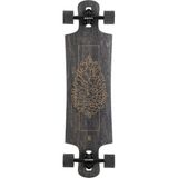 Landyachtz Drop Hammer Black Pinecone Complete 36.5'' Longboard Kaykay - Kahverengi