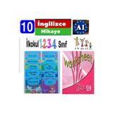 Language Publishers ingilizce 10 Hikaye Okuma 2. 3. 4. Sınıf - Stage -1. Q.R. Kodlu + 1 adet Worksheets Alıştırma Kitabı