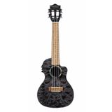 Lanikai QM-BKCEC Quilted Maple Concert Elektro Ukulele