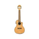 Lanikai Qm-Nacec Quilted Maple Concert Elektro Ukulele (Naturel) | Doğal Akçaağaç Görünümü