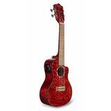 Lanikai QM-RDCEC Quilted Maple Concert Elektro Ukulele