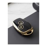 Lanitra Renault Clio 3 Kangoo Symbol Dacia Duster 2 2 Buton Nano Anahtar Kılıfı Siyah-Gold