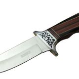 Lanmark A058-1 Kamp Bıçağı 26,5 cm - Ahşap Sap, Kılıflı