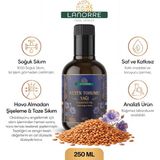 Lanorre %100 Soğuk Sıkım Analizli Keten Tohumu Yağı 250ML %100 Saf ve Doğal Flax Seed Oil - 1 Adet - 250 ML