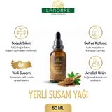Lanorre %100 Soğuk Sıkım Analizli Yerli Tohum Susam Yağı 50ML (Susam Yağı) Çok Amaçlı, %100 Saf & Doğal - 1 Adet - 50 ML