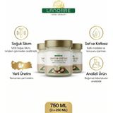 Lanorre Saf ve Katkısız Hindistan Cevizi Yağı %100 Soğuk Sıkım %100 Yerli Üretim 3X250ML(3ADET)(ÇOK Amaçlı) - 3 Adet - 250 ML