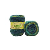Lanoso 5 Adet Cazz Batik (712) %100 Akrilik El Örgü İpi Kendinden Desenli Batik Yumak