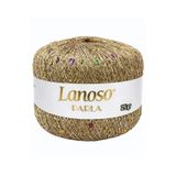 Lanoso Parla 0700 - Yumuşak Simli Pullu El Örgü İpi - %75 Glitter Yarn %25 Payette&Sim 217mt 25gr TEK YUMAK