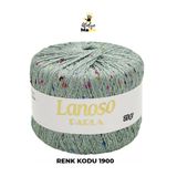 Lanoso Parla 1900 - Yumuşak Simli Pullu El Örgü İpi - %75 Glitter Yarn %25 Payette&Sim 217mt 25gr TEK YUMAK
