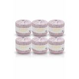 Lanoso Parla 6 Adet (3151) 25 gr 217 Mt Simli Örgü İpi – %75 Glitter Yarn %25 Payette Sim – Parlak İp
