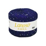 Lanoso Parla Simli Pullu El Örgü İpi 4551 Lacivert