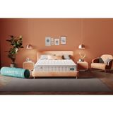 Lanotte Yatak Lanotte Puffi Comfort Tavşan Tüyü Peluş Kumaşlı Ortopedik Lux Pedli Yatak - Beyaz - 140 x 200 cm