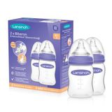 Lansinoh 2li 160 ml Natural Wave Silikon Uç Emzikli Biberon Seti