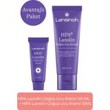 Lansinoh HPA Lanolin Göğüs Ucu Kremi 40 ml + 10 ml Set Doğal İçerik ile Hassas Göğüs Uçları Koruma