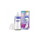 Lansinoh mOmma Cam Biberon, 160ml, Mavi