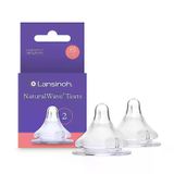 Lansinoh Natural Wave Biberon Emziği - Ekstra Yavaş Akış (XS)