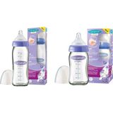 Lansinoh Naturalwave 240 ml ve 160 ml Cam Biberon - Hızlı Akış