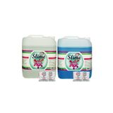 Lansy zıp zıp slime 2 renk şeffaf 5 kg + mavi 5 kg + boraks