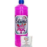 Lansy zıp zıp slime fosforlu pembe 1 kg + boraks - 8 - 10 Yaş