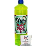 Lansy zıp zıp slime fosforlu yeşil 1 kg + boraks - Sarı - 8 - 10 Yaş