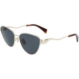 Lanvin Lnv112s 710 59*17 140 Kadın Güneş Gözlüğü - Gümüş - Mavi