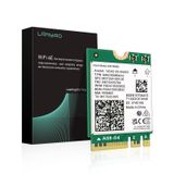 LANYAO WiFi 6E AX210 NGW Kablosuz Kart M.2 2230/NGFF WiFi 6E Dizüstü Modülü Bluetooth 5.3, 5400Mbps Tri-Band AX210 WiFi Chip Adaptörü, Ultra Düşük Gecikme, Windows 11/10'u destekler (sadece 64bit)