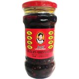 Lao Gan Ma Chili Yağı Fermente Soya Fasulyesi ile - Acı Biber Yağlı Acı Fasulye Ezmesi - Çin - 0,5 L