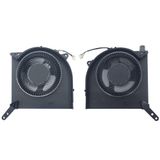 LAOKOEN Lenovo R9000P Y9000P 2021 Model Oyun Dizüstü Bilgisayar Serisi CPU GPU Fan (4-Pin 4-Kablolu) 10V 0.8A FNKF DFSAL12E164860 FNKD DFSAL12E064860 için Yeni Yedek Soğutma Fanları