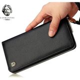 Laorentou Montero Special Edition Gold İtalyan Malı Hakiki Deri Uzun Erkek Cüzdan-Kartlık